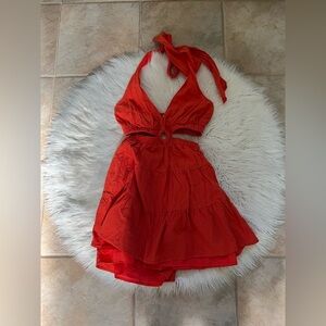 Mustard seed mini strappy dress size small good condition